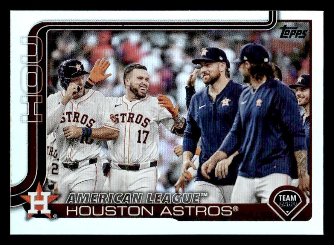 2025 Topps #76 Houston Astros Holo Foil
