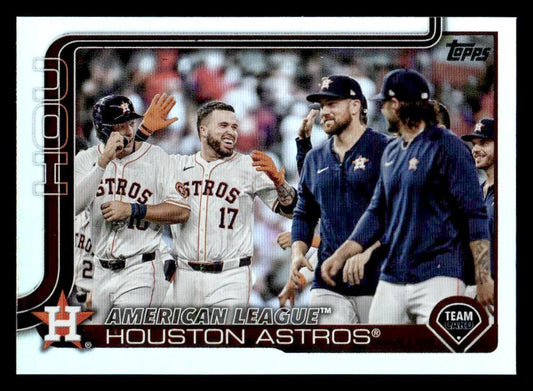 2025 Topps #76 Houston Astros Holo Foil