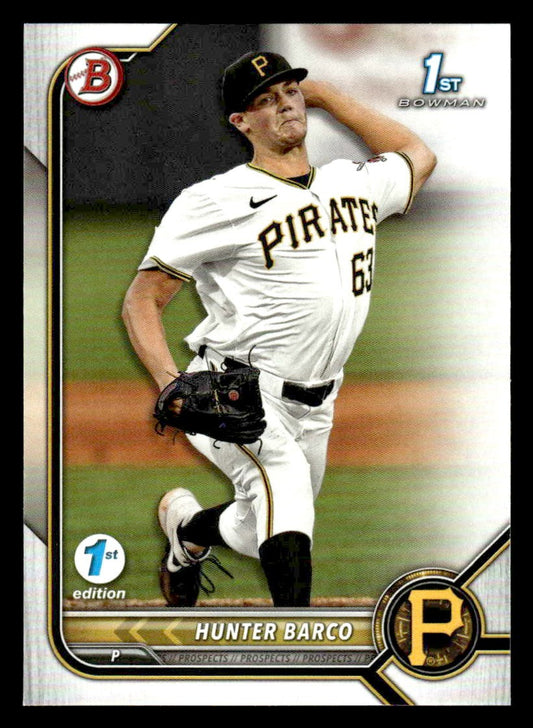 2022 Bowman Draft 1st Edition #BD-103 Hunter Barco