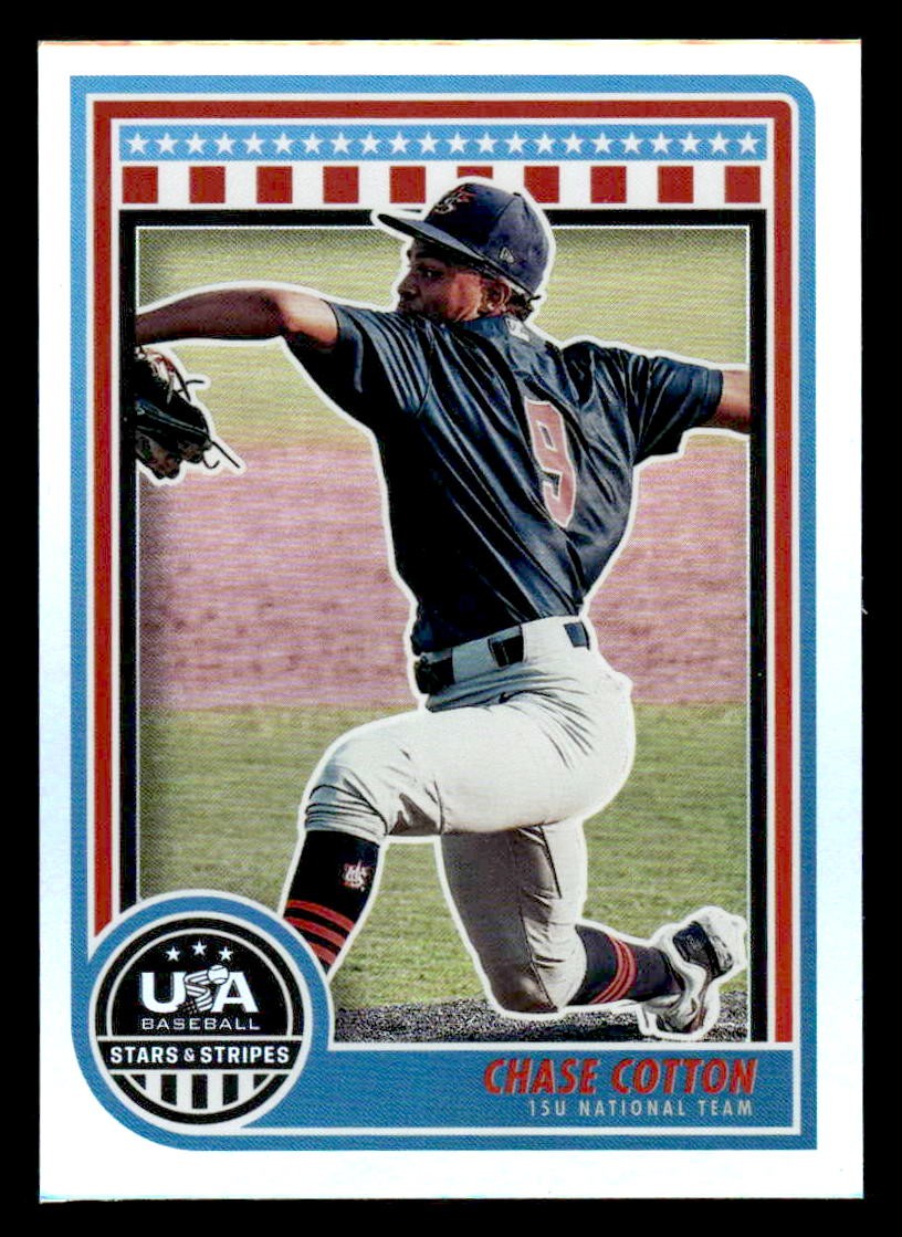 2025 Panini Stars and Stripes USA Baseball #11 Chase Cotton