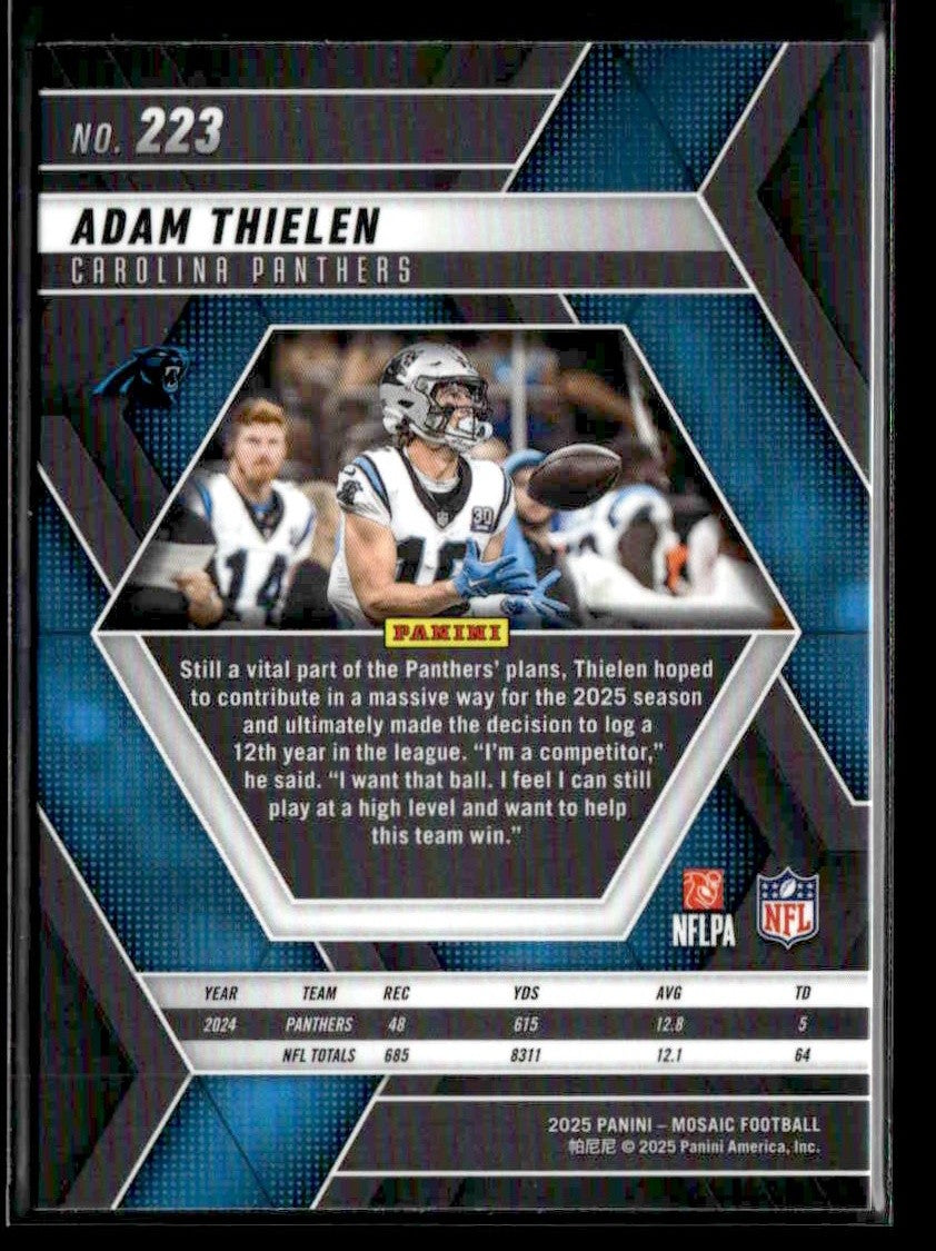 2025 Panini Mosaic #223 Adam Thielen