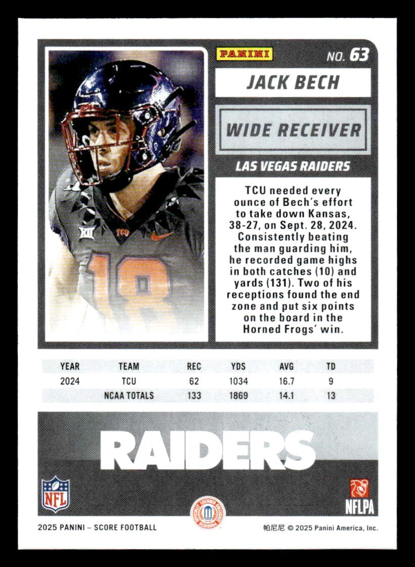 2025 Score #63 Jack Bech