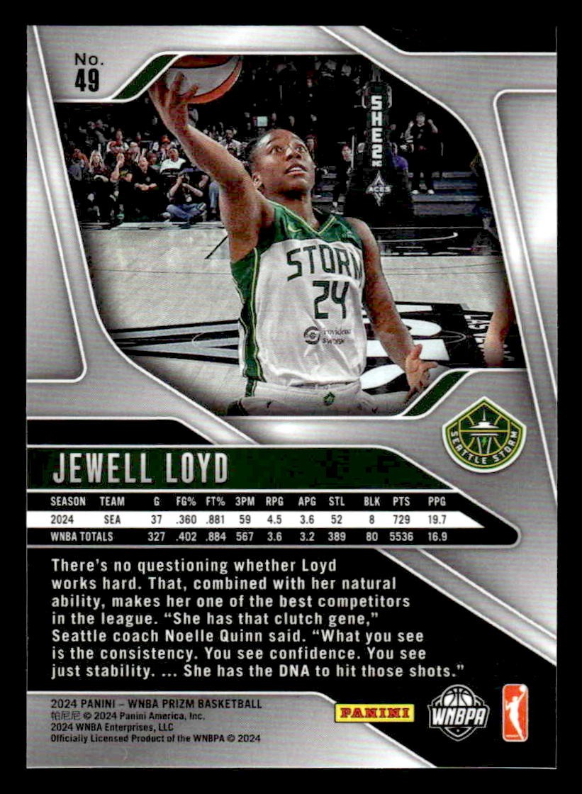 2024 Panini Prizm WNBA #49 Jewell Loyd