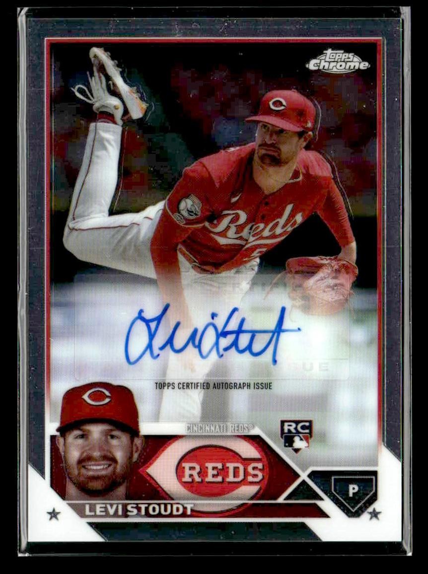 2023 Topps Chrome Update #AC-LS Levi Stoudt Autographs