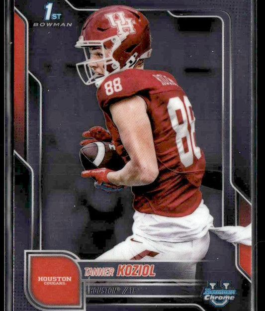 2025 Bowman University Chrome #154 Tanner Koziol