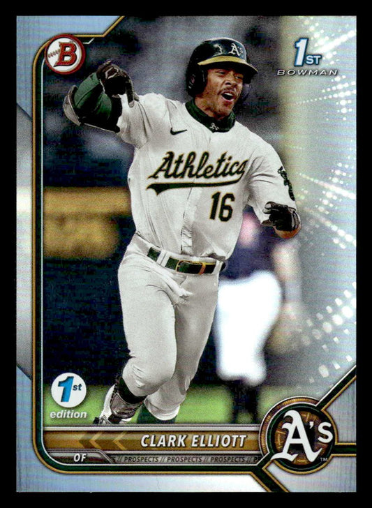 2022 Bowman Draft 1st Edition #BD-85 Clark Elliott Sky Blue