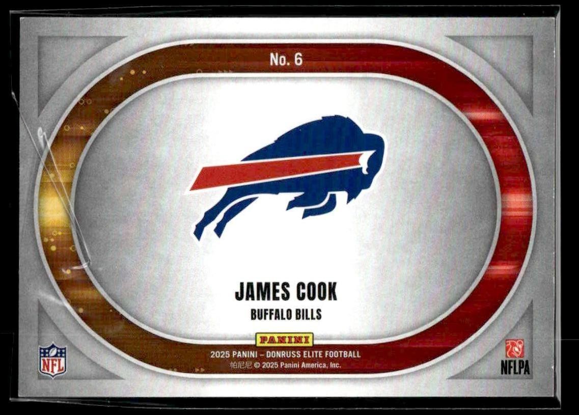 2025 Donruss Elite #6 James Cook Full Throttle #/799