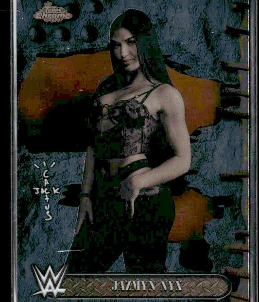 2025 Topps Chrome WWE x Cactus Jack #91 Jazmyn Nyx