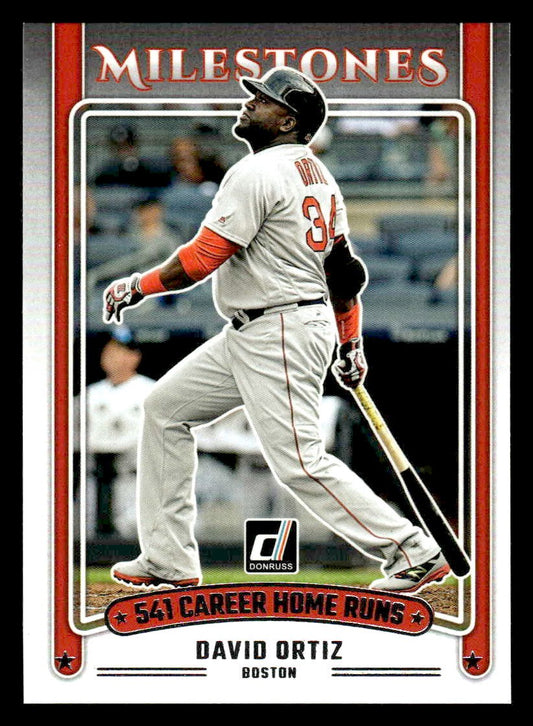 2025 Donruss #19 David Ortiz Milestones