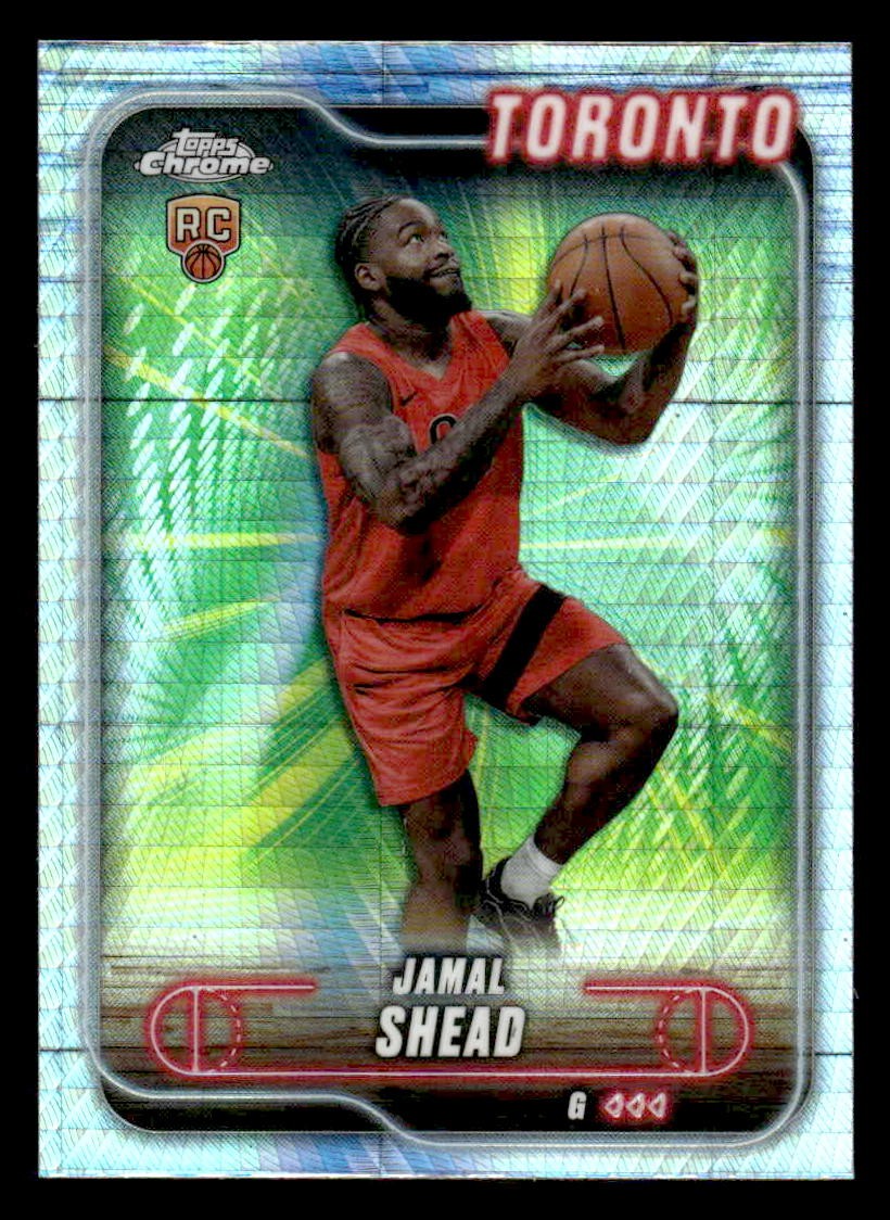2024-25 Topps Chrome #174 Jamal Shead Prism Refractor