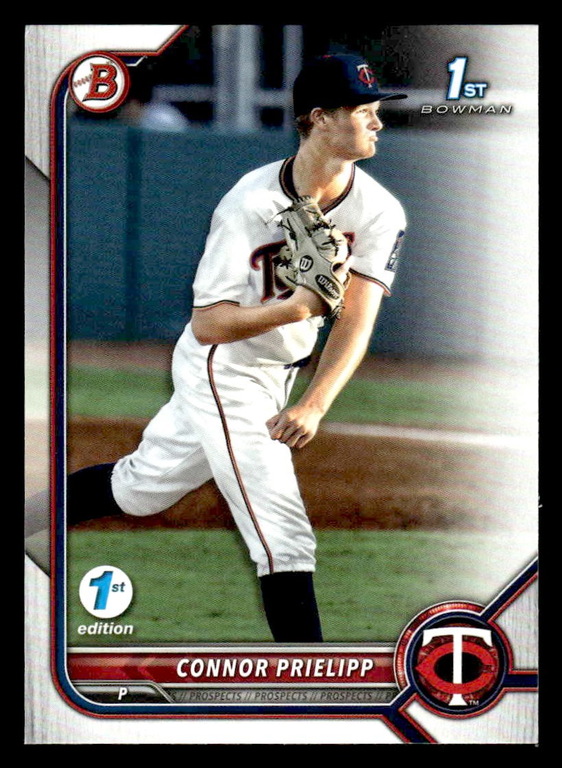 2022 Bowman Draft 1st Edition #BD-8 Connor Prielipp