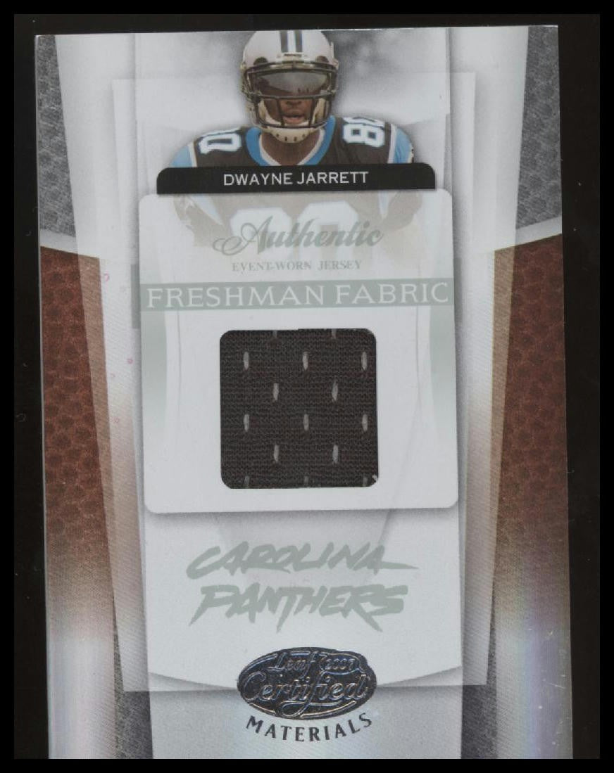 2007 Leaf Certified Materials #201 Dwayne Jarrett #/1499