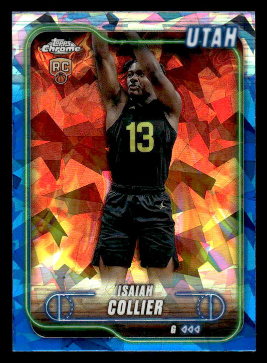 2024-25 Topps Chrome Sapphire #112 Isaiah Collier