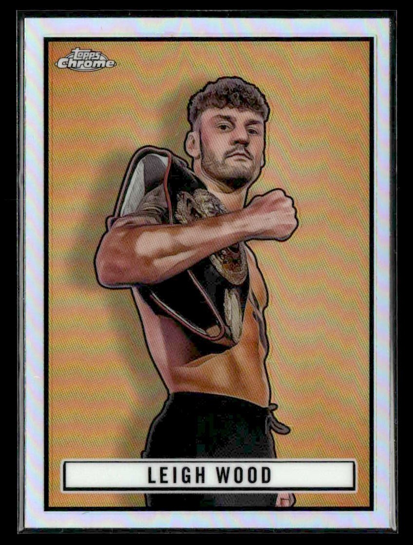 2024 Topps Chrome #TR-39 Leigh Wood 1951 Topps Ringside Boxing Refractor