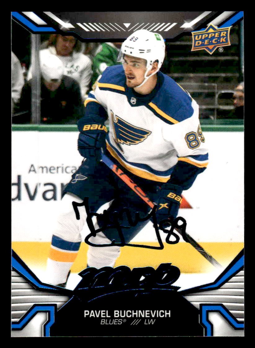2022-23 Upper Deck MVP #60 Pavel Buchnevich Blue Script