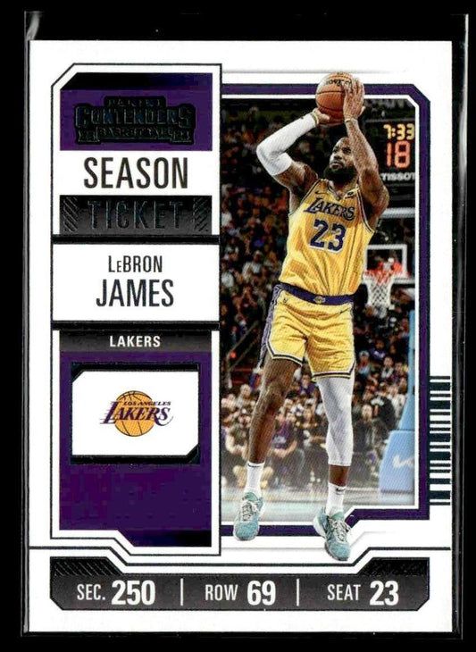 2023-24 Panini Contenders #46 LeBron James