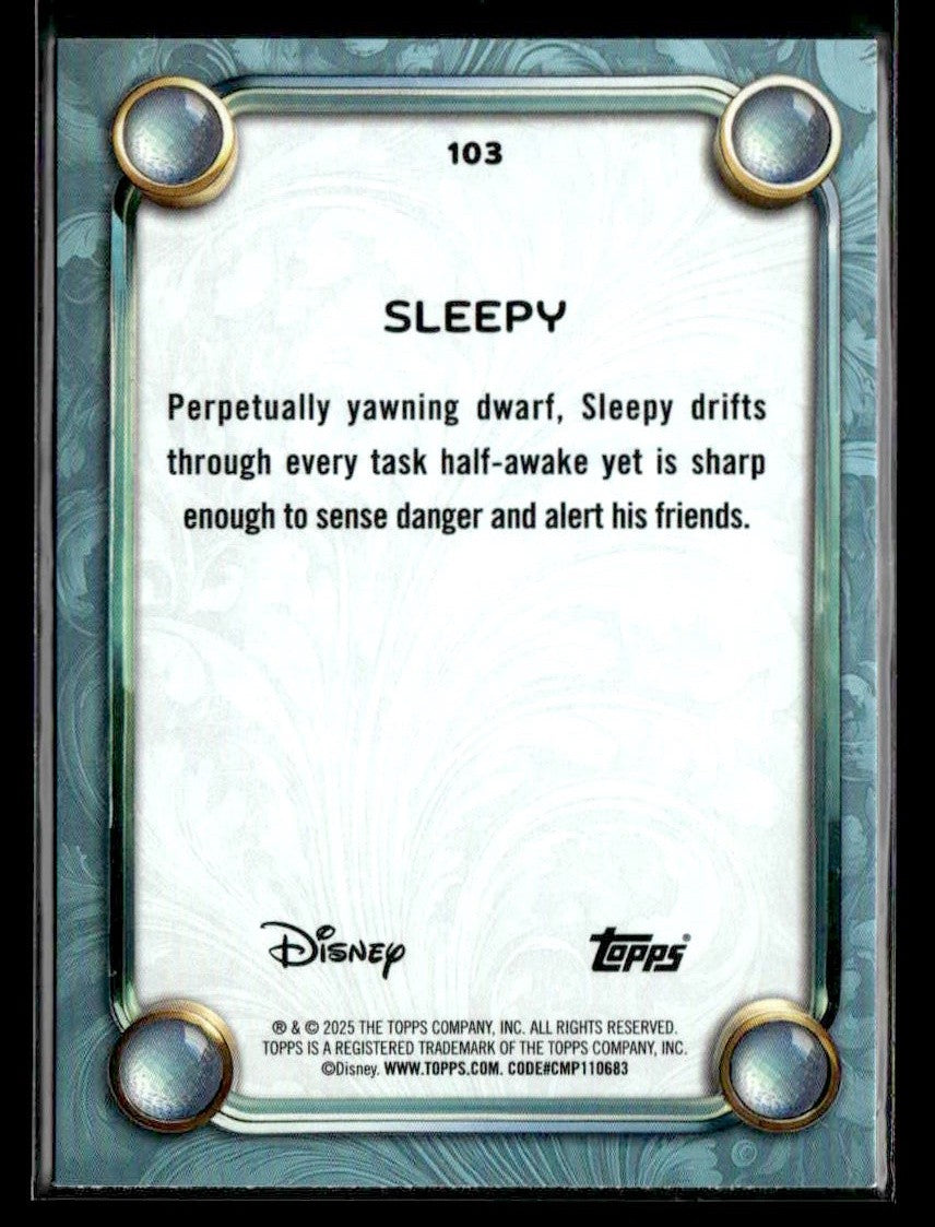 2025 Topps Disney Wonder #103 Sleepy Tier 2
