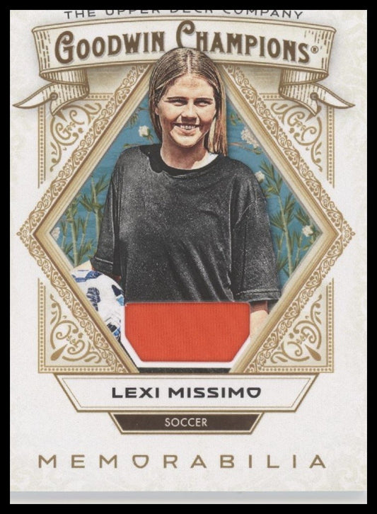 2025 Upper Deck Goodwin Champions #M-LM Lexi Missimo Base Memorabilia