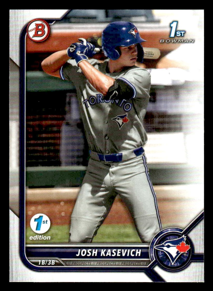 2022 Bowman Draft 1st Edition #BD-45 Josh Kasevich