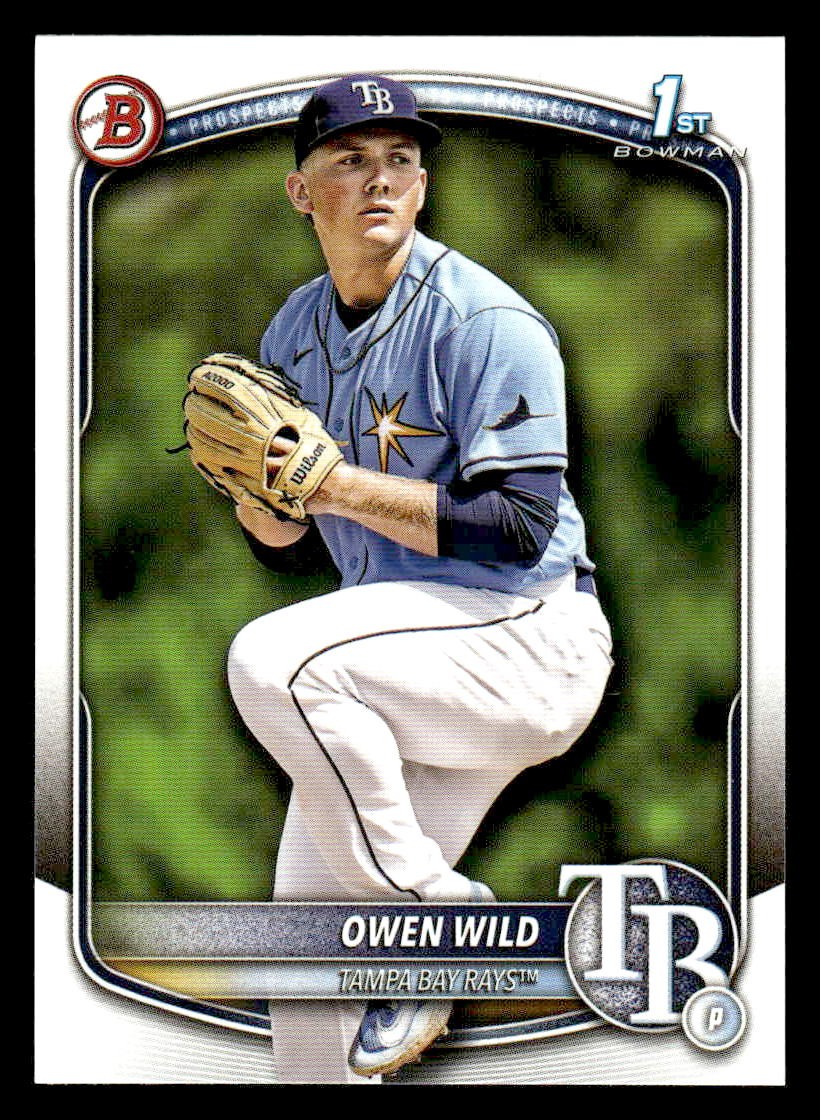 2025 Bowman #BP-14 Owen Wild Prospects