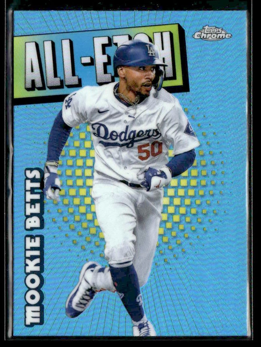 2025 Topps Chrome #CAE-9 Mookie Betts Chrome All-Etch