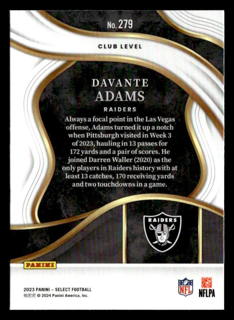 2023 Panini Select #279 Davante Adams