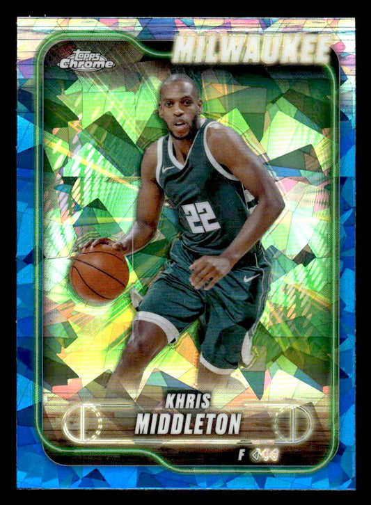 2024-25 Topps Chrome Sapphire #75 Khris Middleton