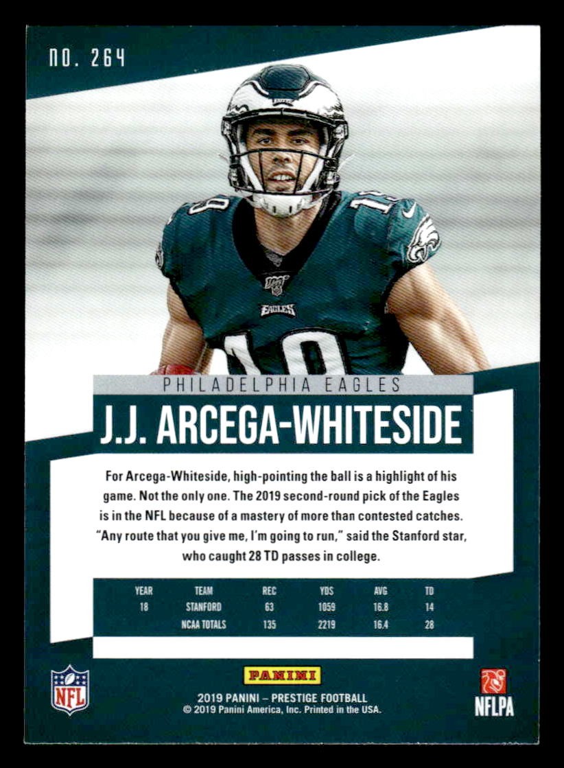 2019 Panini Prestige #264 J.J. Arcega-Whiteside Xtra Points Green