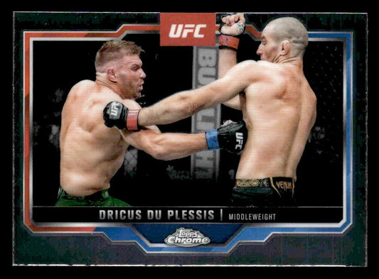 2025 Topps Chrome UFC #137 Dricus Du Plessis