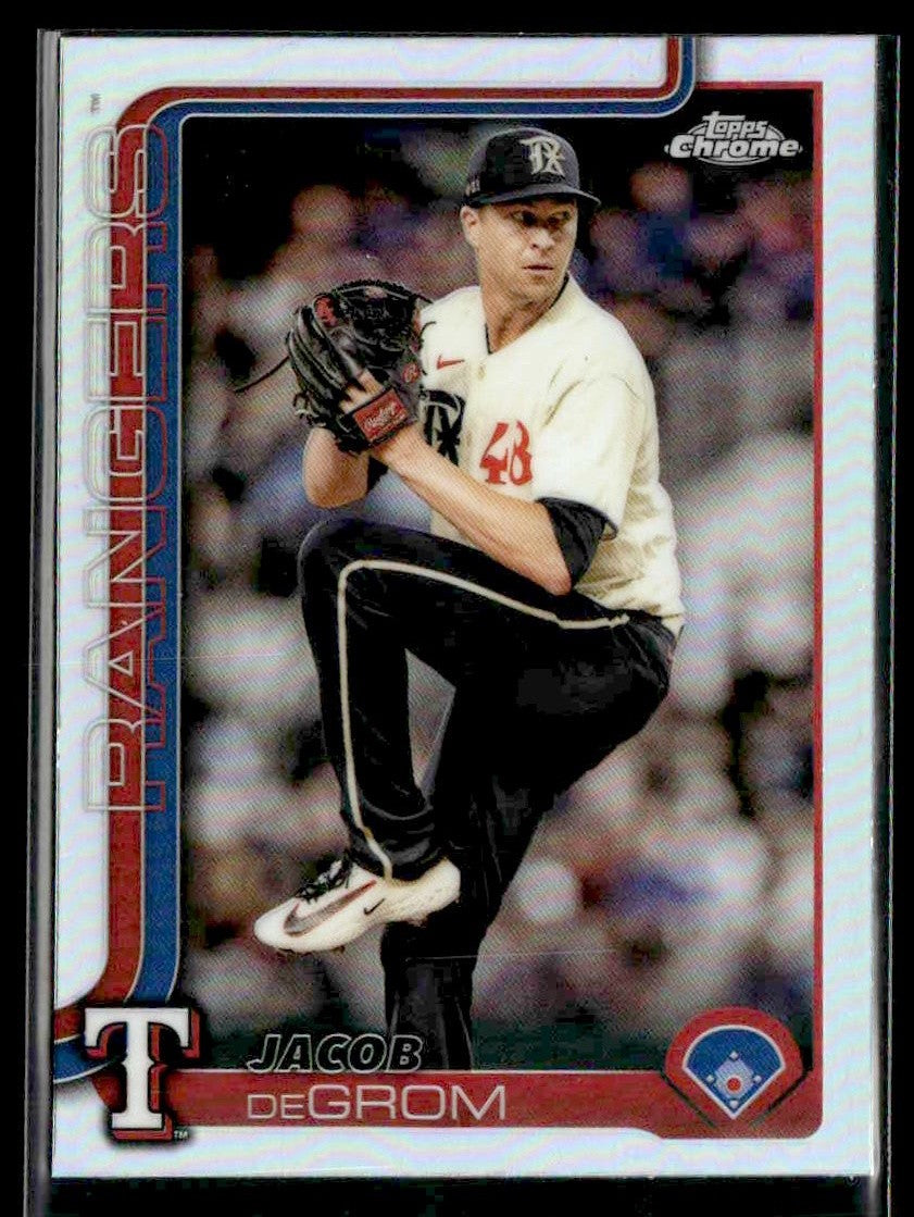 2025 Topps #208 Jacob deGrom Refractor