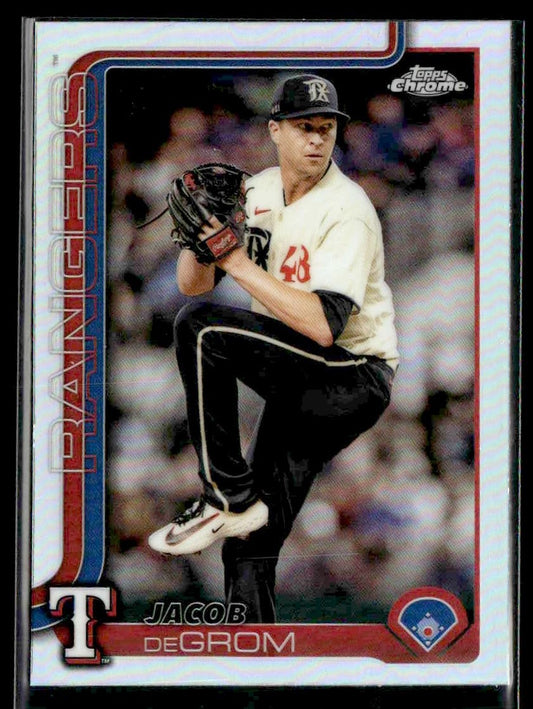 2025 Topps #208 Jacob deGrom Refractor