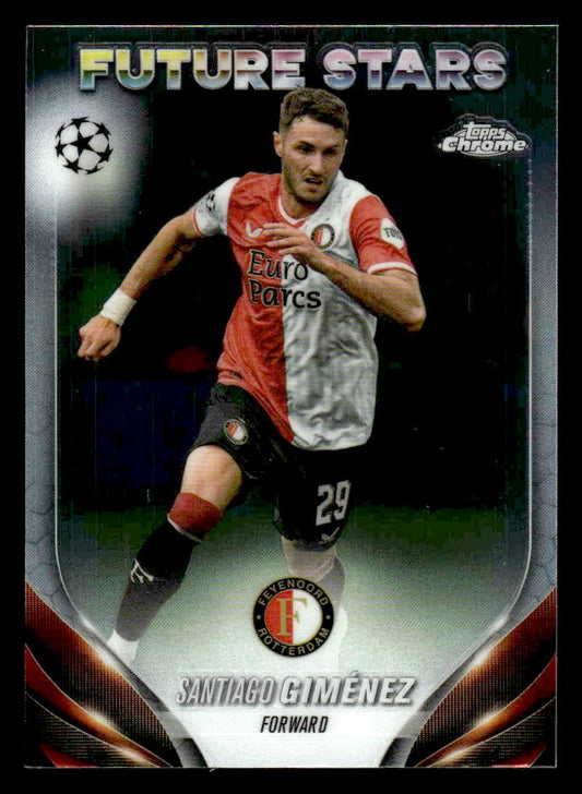 2023-24 Topps Chrome UEFA Club Competitions #195 Santiago Giménez