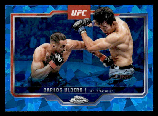2025 Topps Chrome Sapphire Edition UFC #198 Carlos Ulberg