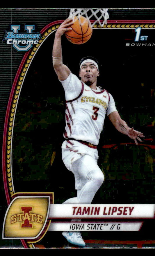 2024-25 Bowman University Chrome #66 Tamin Lipsey