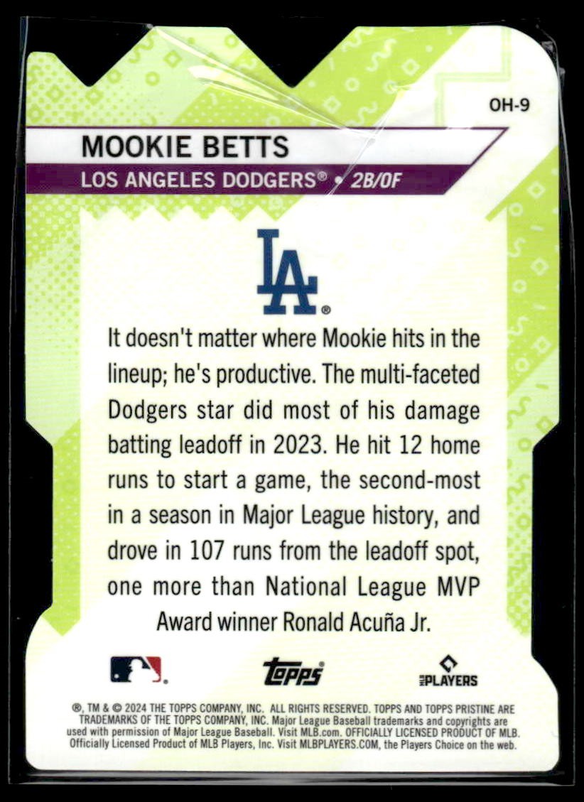 2024 Topps Pristine #OH-9 Mookie Betts Oh Snap! Refractors