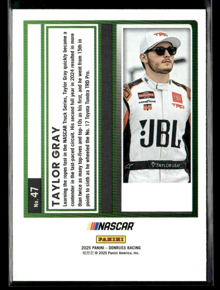 2025 Donruss #47 Taylor Gray