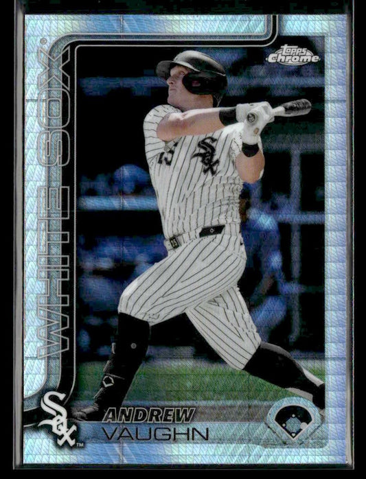 2025 Topps Chrome #235 Andrew Vaughn Prism Refractors