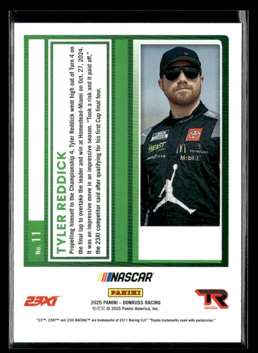 2025 Donruss #11 Tyler Reddick