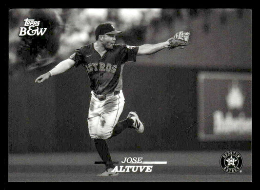 2024 Topps Black & White #40 Jose Altuve