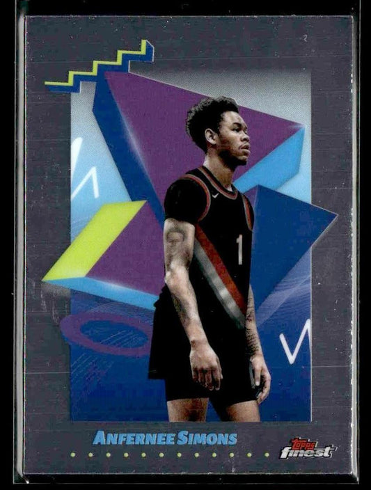 2024-25 Topps Finest #180 Anfernee Simons