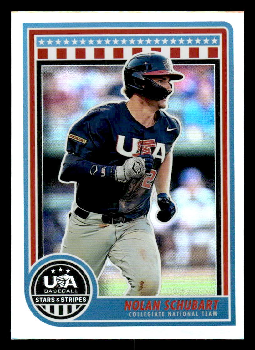 2025 Panini Stars and Stripes USA Baseball #68 Nolan Schubart