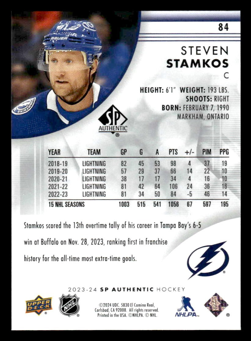 2023-24 SP #84 Steven Stamkos
