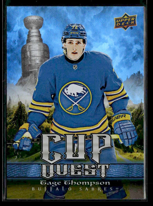 2025-26 Upper Deck #CQ-17 Tage Thompson Cup Quest