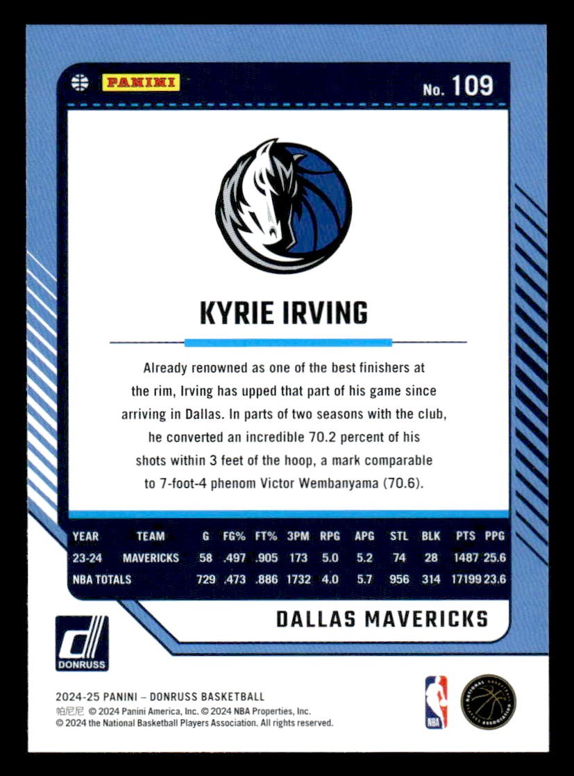2024-25 Donruss #109 Kyrie Irving