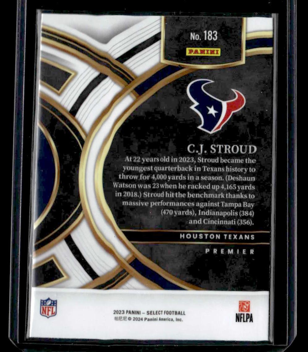 2023 Panini Select #183 C.J. Stroud