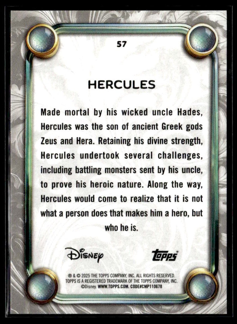 2025 Topps Disney Wonder #57 Hercules