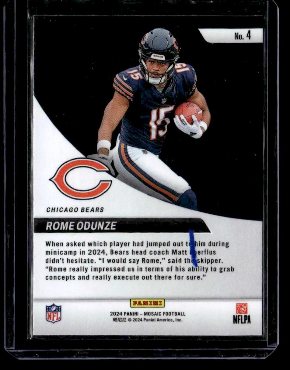 2024 Panini Mosaic #4 Rome Odunze Elevate