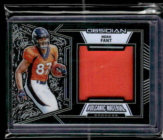 2019 Panini Obsidian #VM-38 Noah Fant Volcanic Material #/75