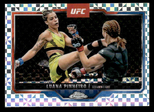 2025 Topps Chrome UFC #178 Luana Pinheiro X-Fractor