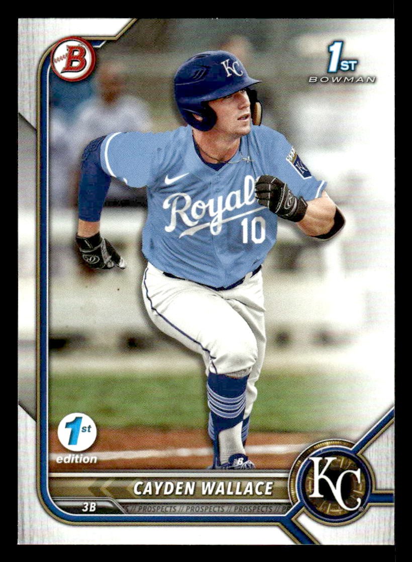 2022 Bowman Draft 1st Edition #BD-12 Cayden Wallace